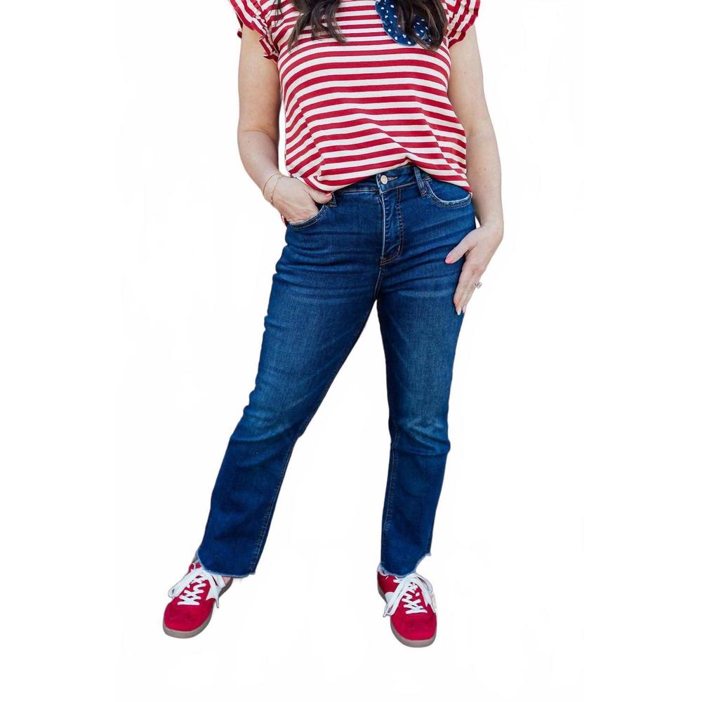 NEW LOVERVET seabrook beach high rise jeans in dark wash - Picture 10 of 10